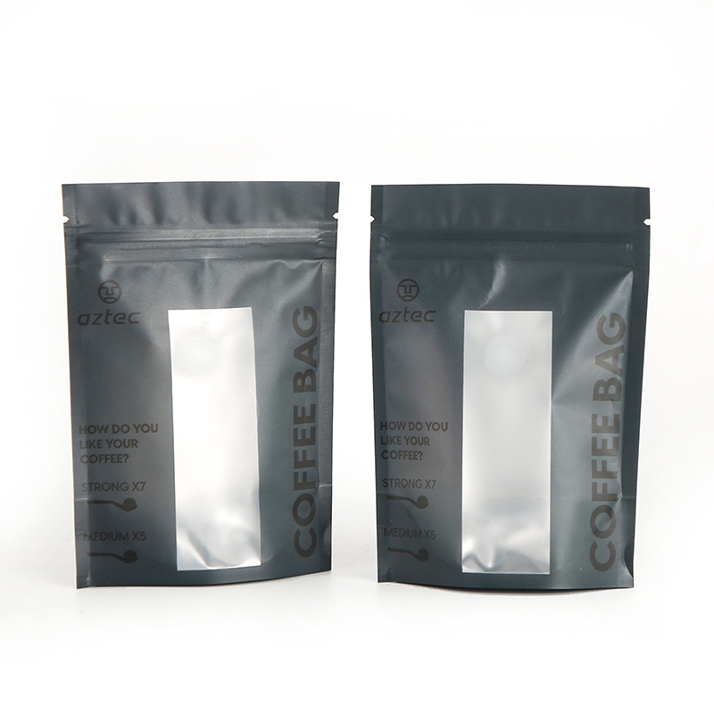 Пакет с кофейным порошком, герметичный с 3 сторон