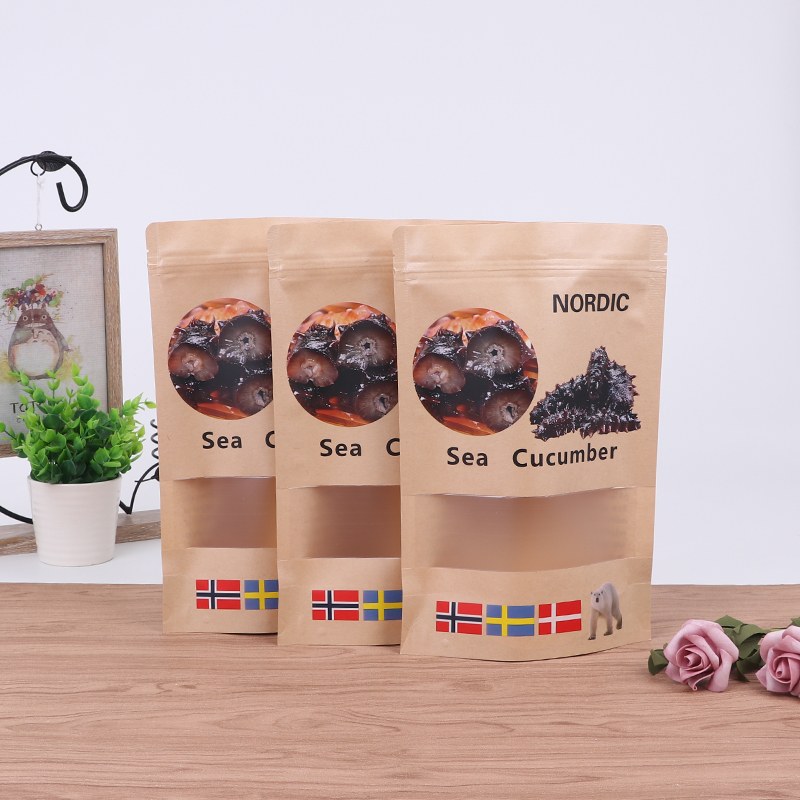 Пакет Дойпак из крафт-бумаги