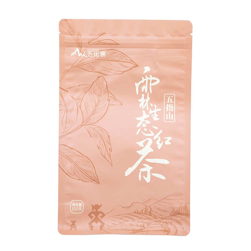 Матовый алюминиевый пакет для чая