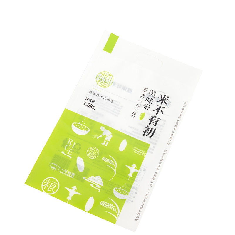 Пластиковый пакет с ручкой для риса